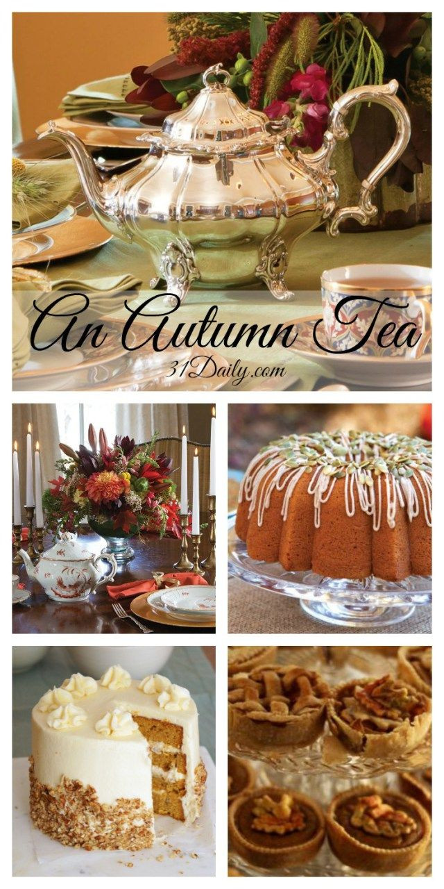 Autumn Tea Party Ideas
 An Autumn Afternoon Tea Celebrating a Glorious Season