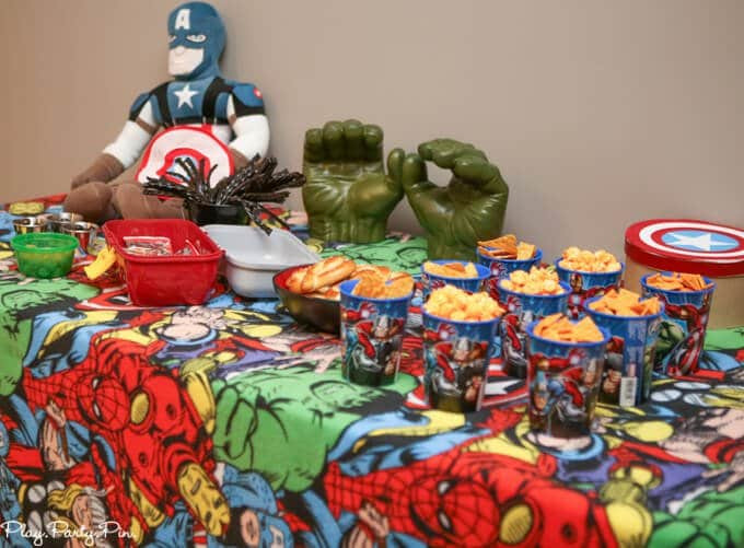 Avenger Party Food Ideas
 Avengers Party Games
