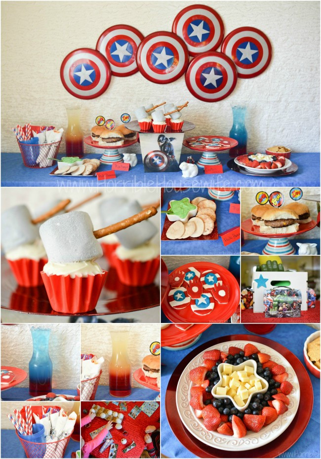 Avenger Party Food Ideas
 Marvel Avengers Easter Party Ideas
