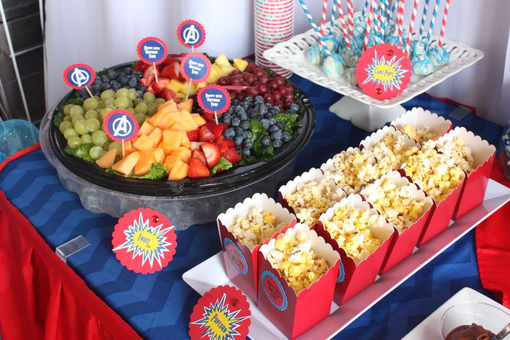Avenger Party Food Ideas
 ASSEMBLE Your Avengers Themed Birthday Party