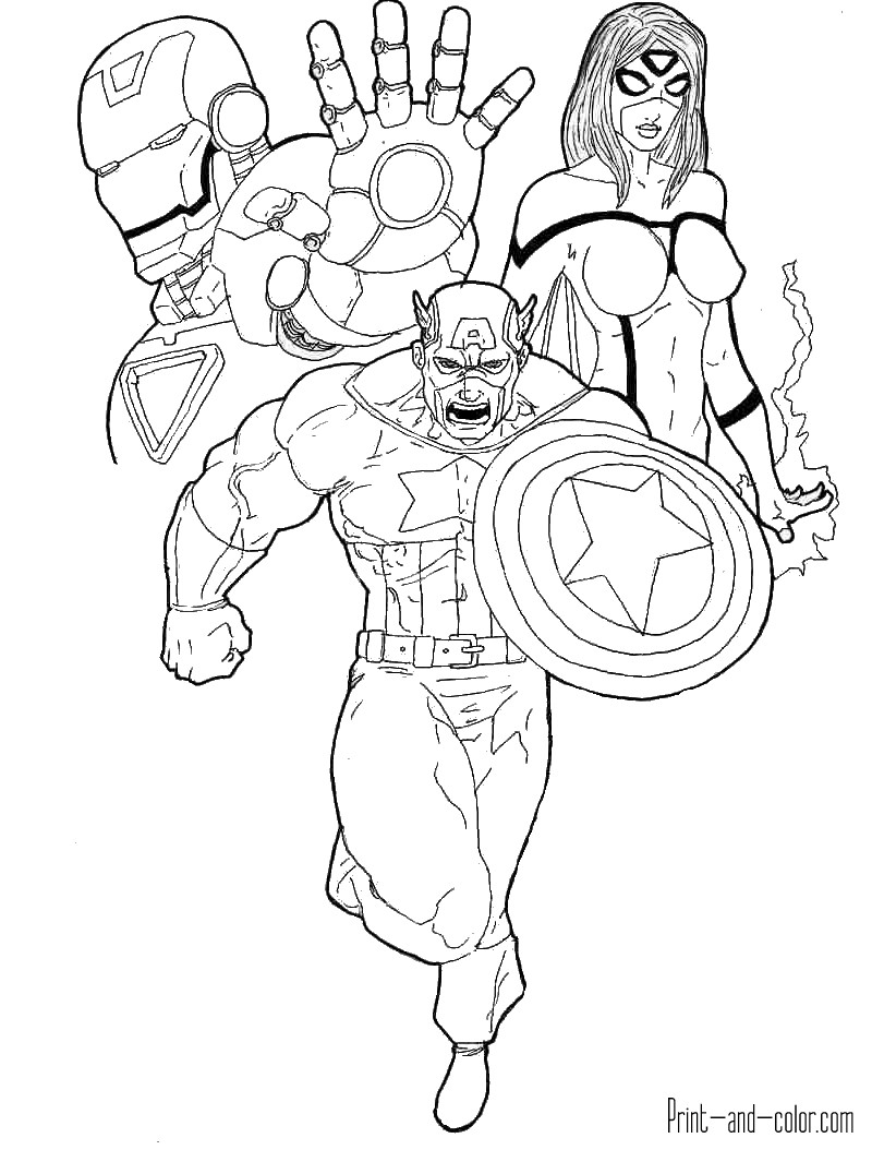Avengers Coloring Pages Printable
 Avengers coloring pages