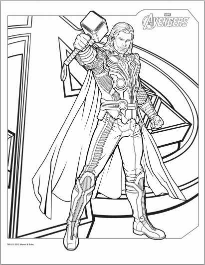 Avengers Coloring Pages Printable
 Color Up Avengers 2012 Coloring Pages