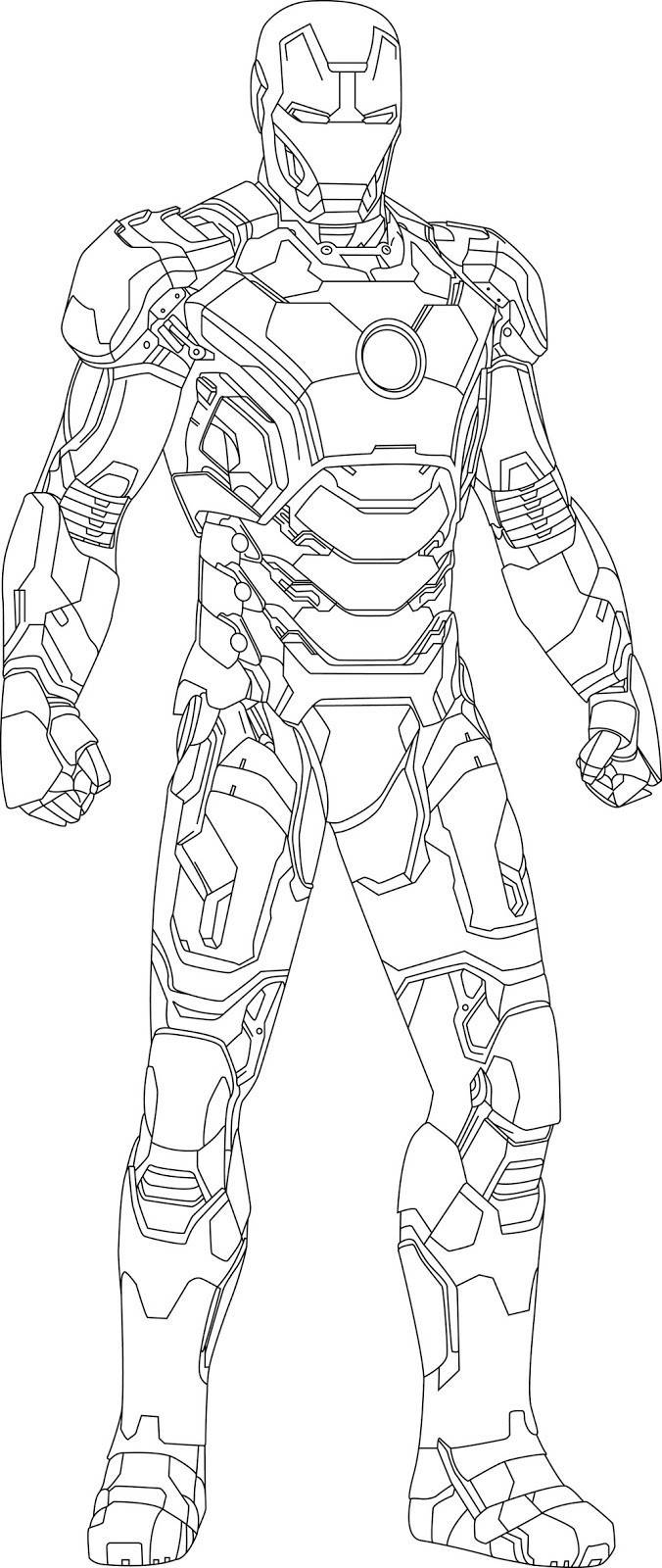 Avengers Coloring Pages Printable
 Coloring pages for kids free images Iron Man Avengers