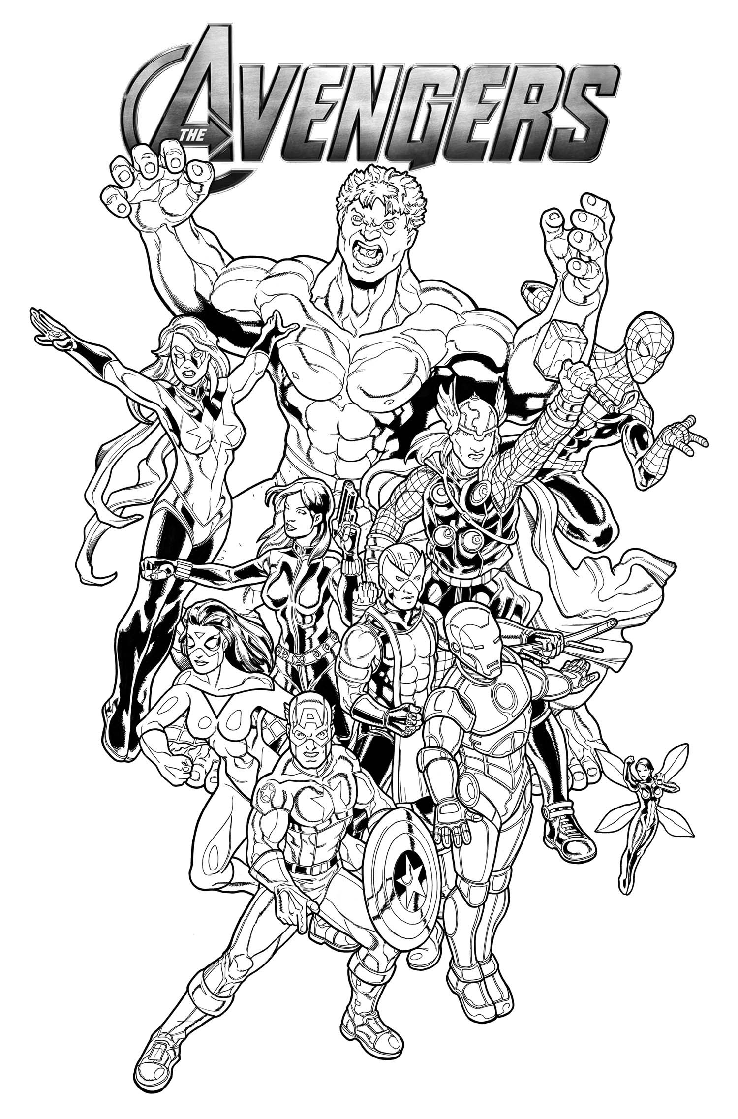 Avengers Coloring Pages Printable
 Avengers Coloring Pages