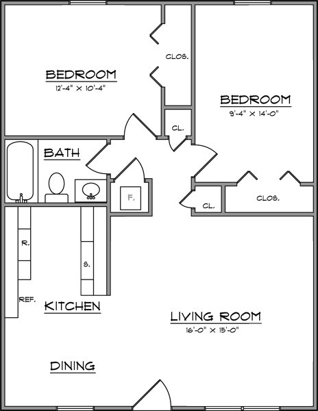 Average Bedroom Dimensions
 Average Size A 2 Bedroom Apartment In Melbourne