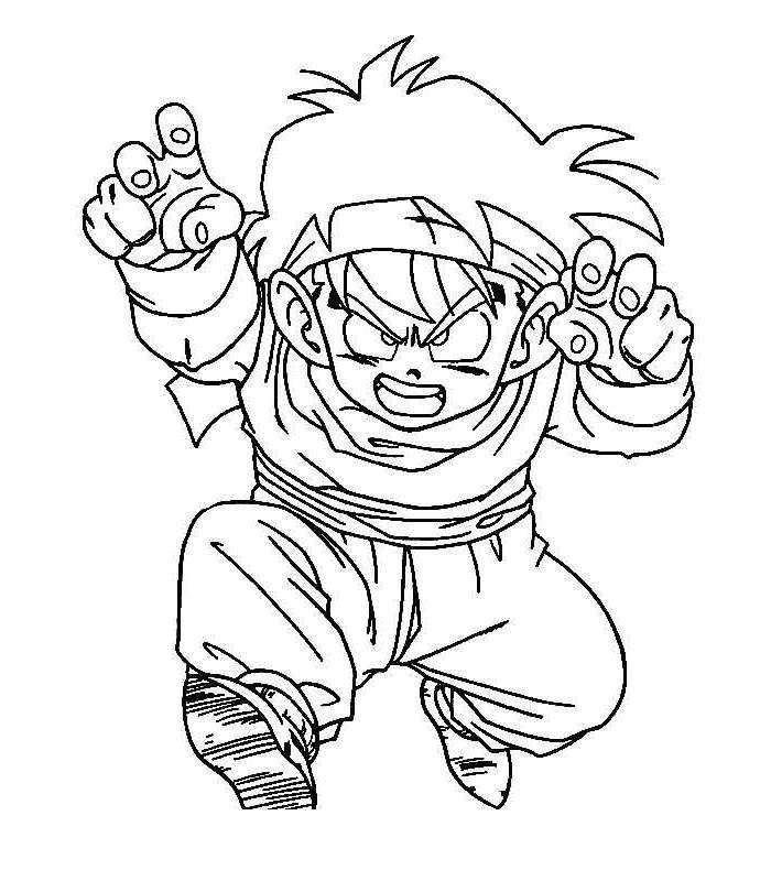 Awesome Coloring Pages For Boys
 Awesome Dragon Ball Z Coloring Pages for Boys Free