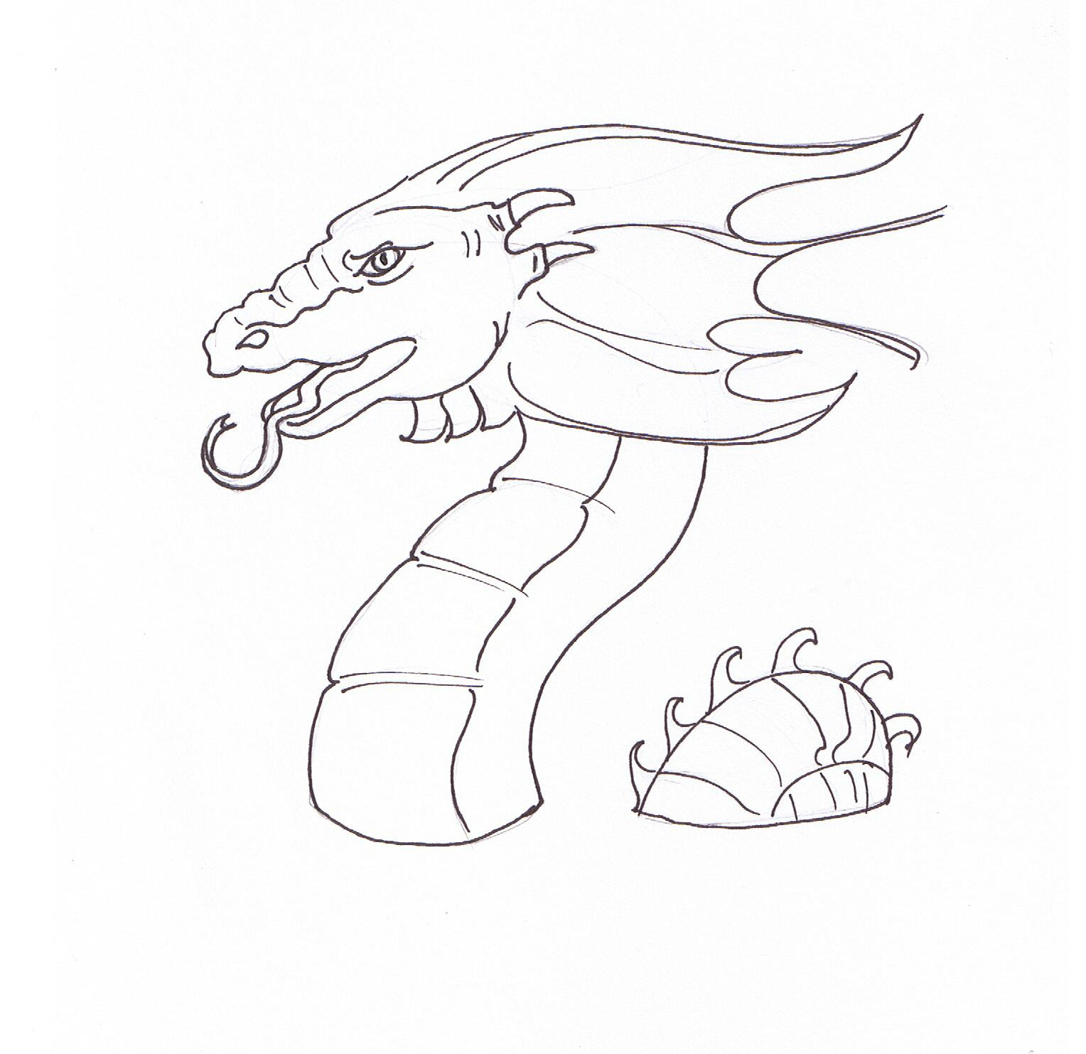 Awesome Coloring Pages For Boys
 dragon coloring pages