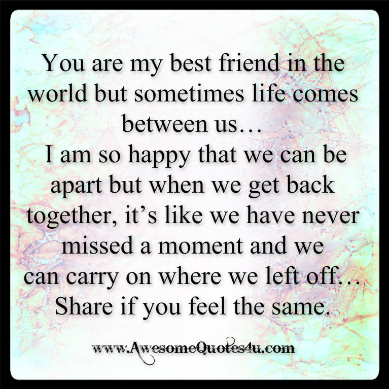 Awesome Friendship Quotes
 Awesome Best Friend Quotes QuotesGram