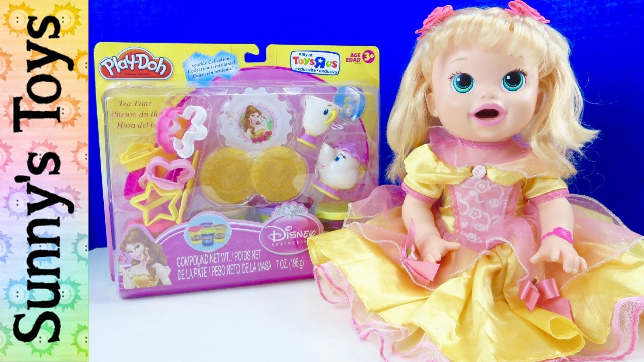 Baby Alive Tea Party
 Baby Alive Snackin Sara has a Tea Party Beauty and The