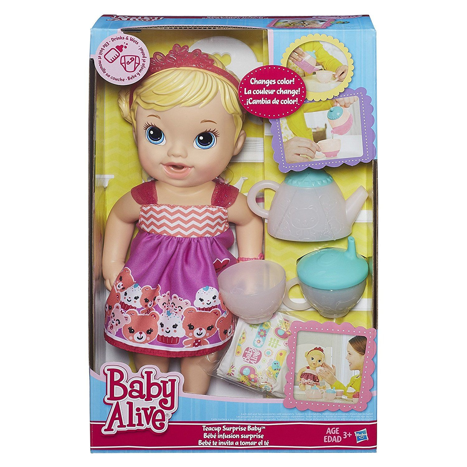 Baby Alive Tea Party
 Baby Alive Lil Sips Baby Has a Tea Party Doll Blonde