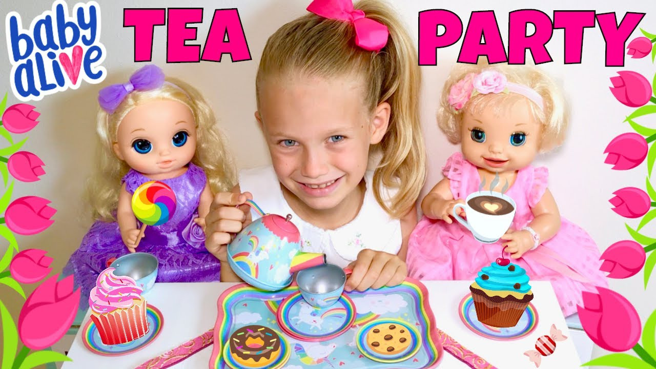 Baby Alive Tea Party
 Baby Alive Tea Party Turns Sad 😢☕️Skye Plays With Her New