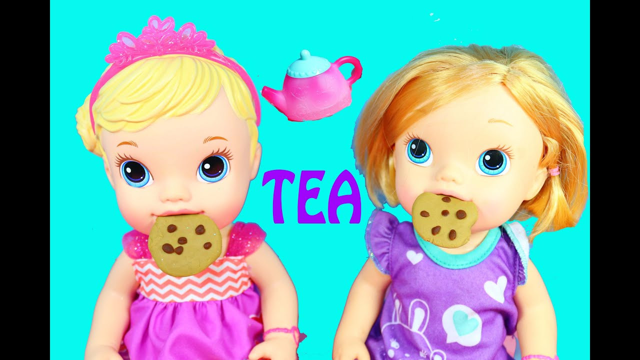 Baby Alive Tea Party
 Toy Review Baby Alive Color Change Baby Doll Tea Party