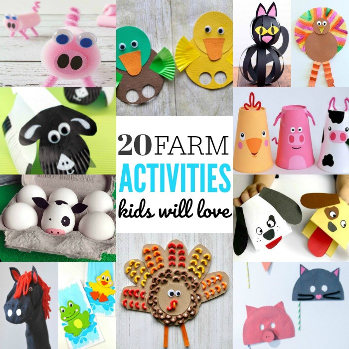Baby Animals Crafts
 20 Fun Farm Animal Activities for Toddlers Crafts 4 Toddlers