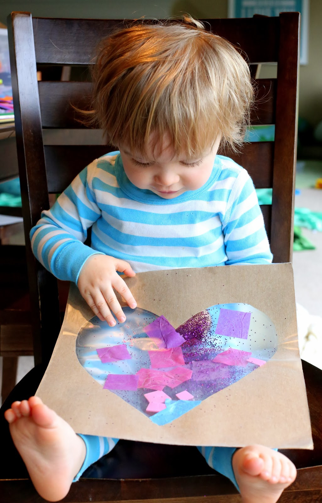 Baby Art And Craft
 Easy Baby Toddler Valentine s Day Art