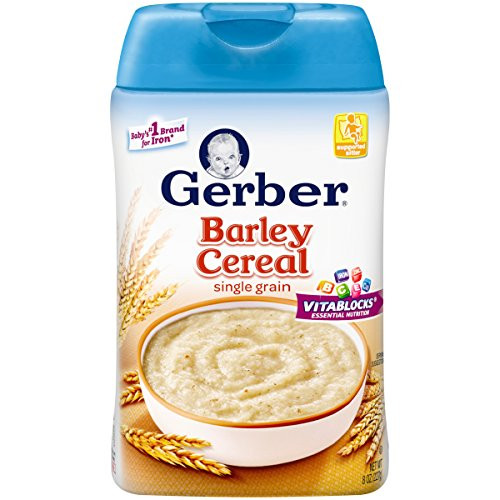 Baby Barley Cereal
 Gerber Baby Cereal Barley 6 Count Baby Cereal Bajby