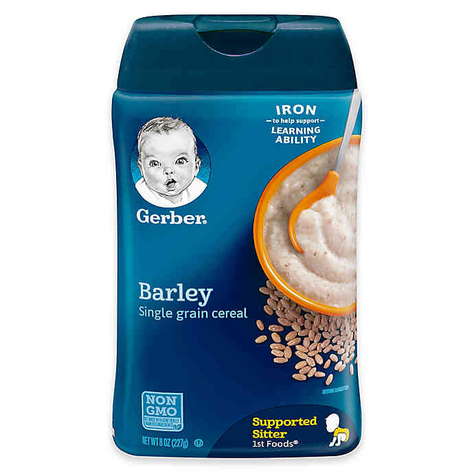 Baby Barley Cereal
 Gerber 8 oz Single Grain Barley Cereal