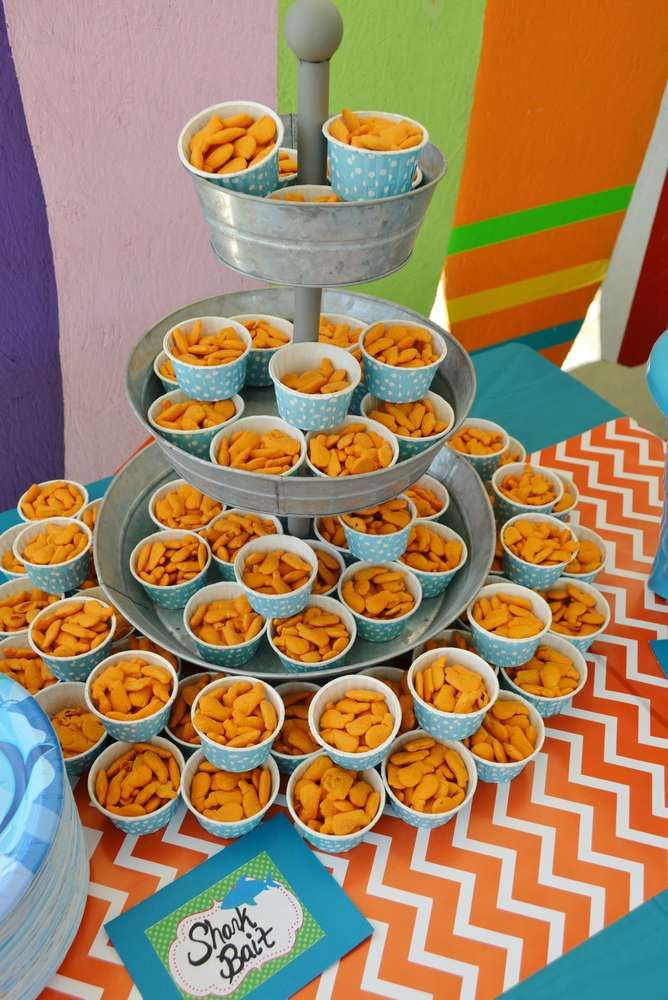 Baby Birthday Party Food Ideas
 Sharks and surfing birthday party food See more party