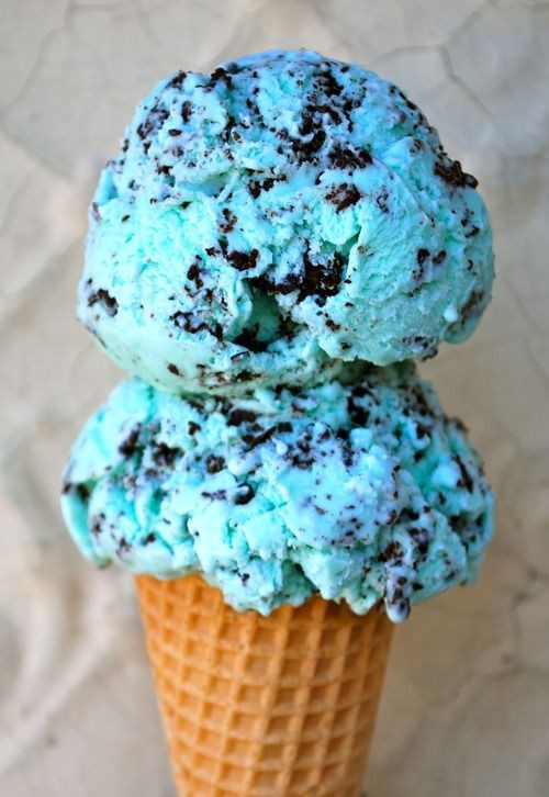 Baby Blue Food Coloring
 Add blue food coloring to ice cream to create a cool