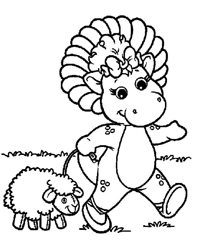 Baby Bop Coloring Pages
 27 best Special needs children images on Pinterest