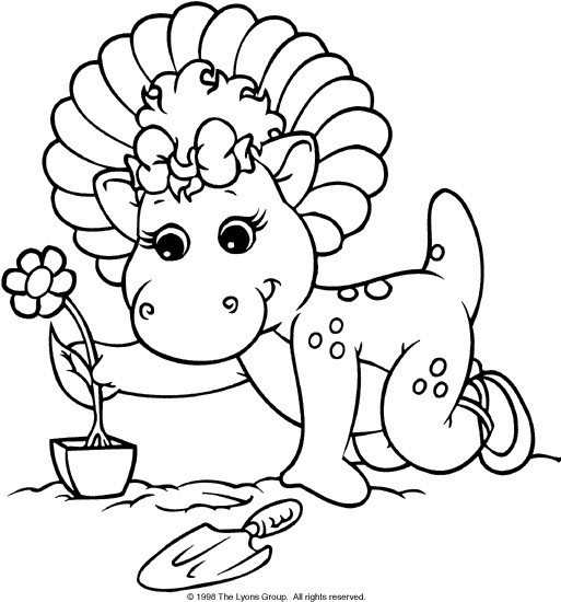 Baby Bop Coloring Pages
 Coloring Pages