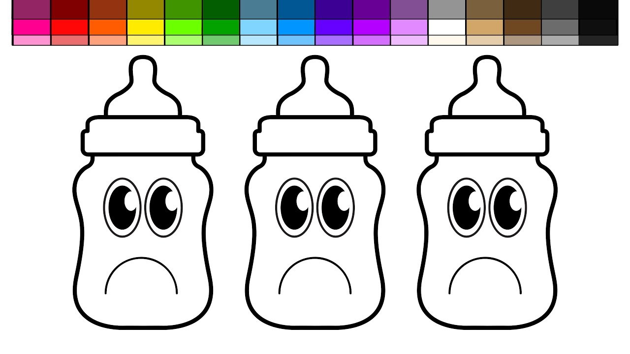 21 Of the Best Ideas for Baby Bottle Coloring Pages - Home, Family