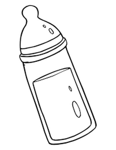 Baby Bottle Coloring Pages
 Baby Coloring Pages for Download