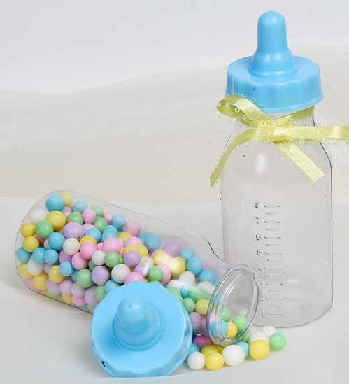 Baby Bottle Party Favor
 Blue Baby Bottle Shower Favors It s a Boy Theme Baby