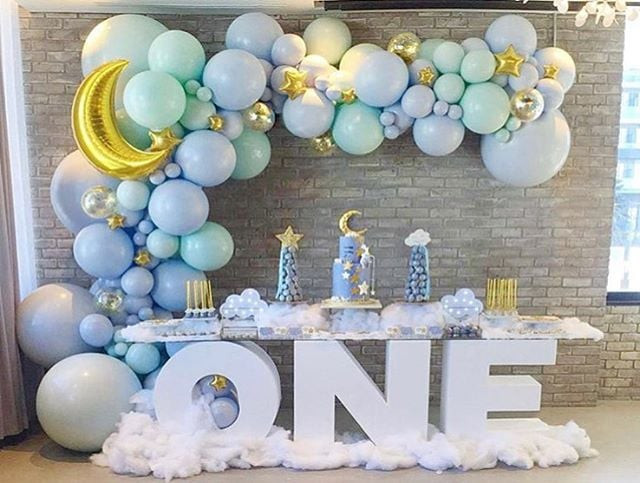 Baby Boy First Birthday Party
 Sun and Moon Best First Birthday Themes