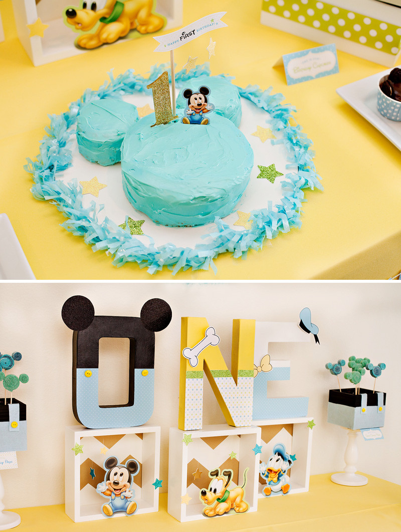 Baby Boy First Birthday Party
 Creative Mickey Mouse 1st Birthday Party Ideas Free