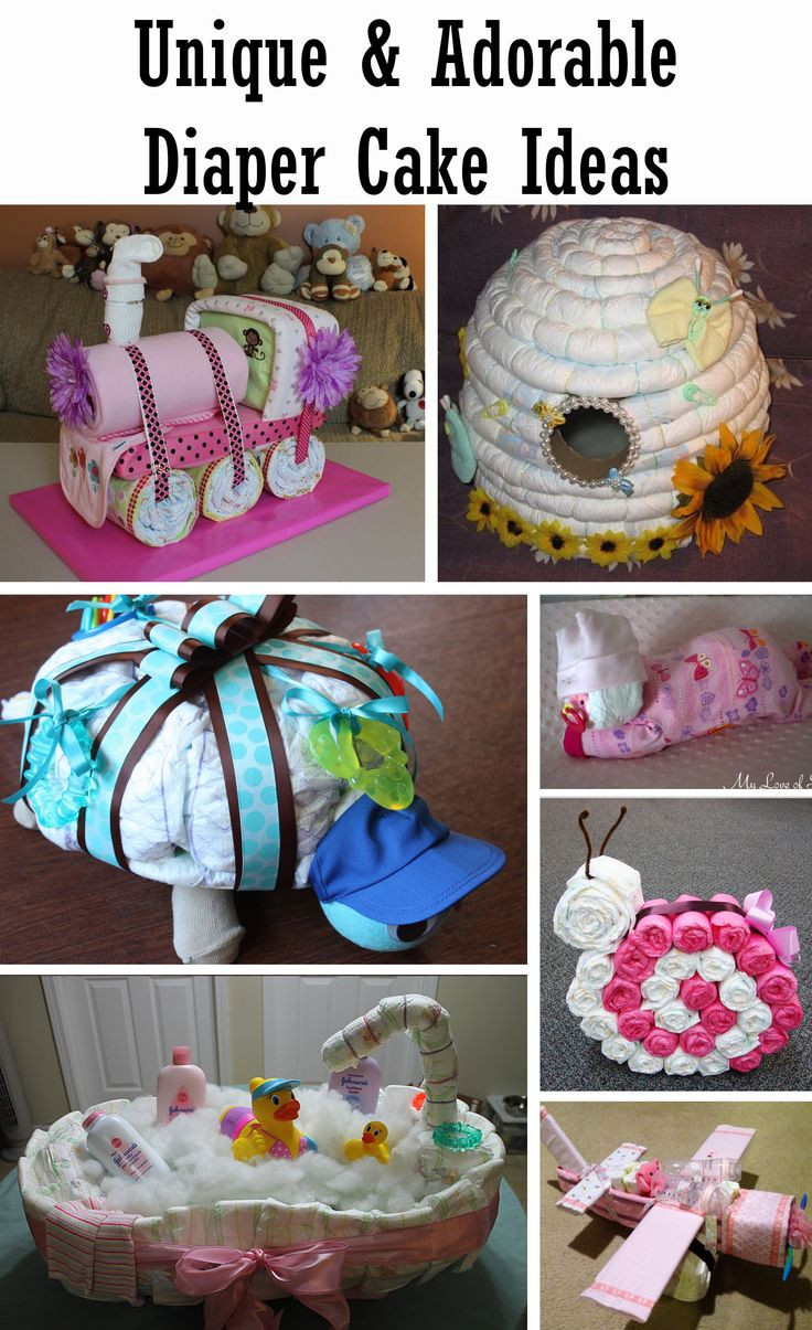 Baby Boy Gift Ideas Pinterest
 Adorable Diaper Cake Ideas