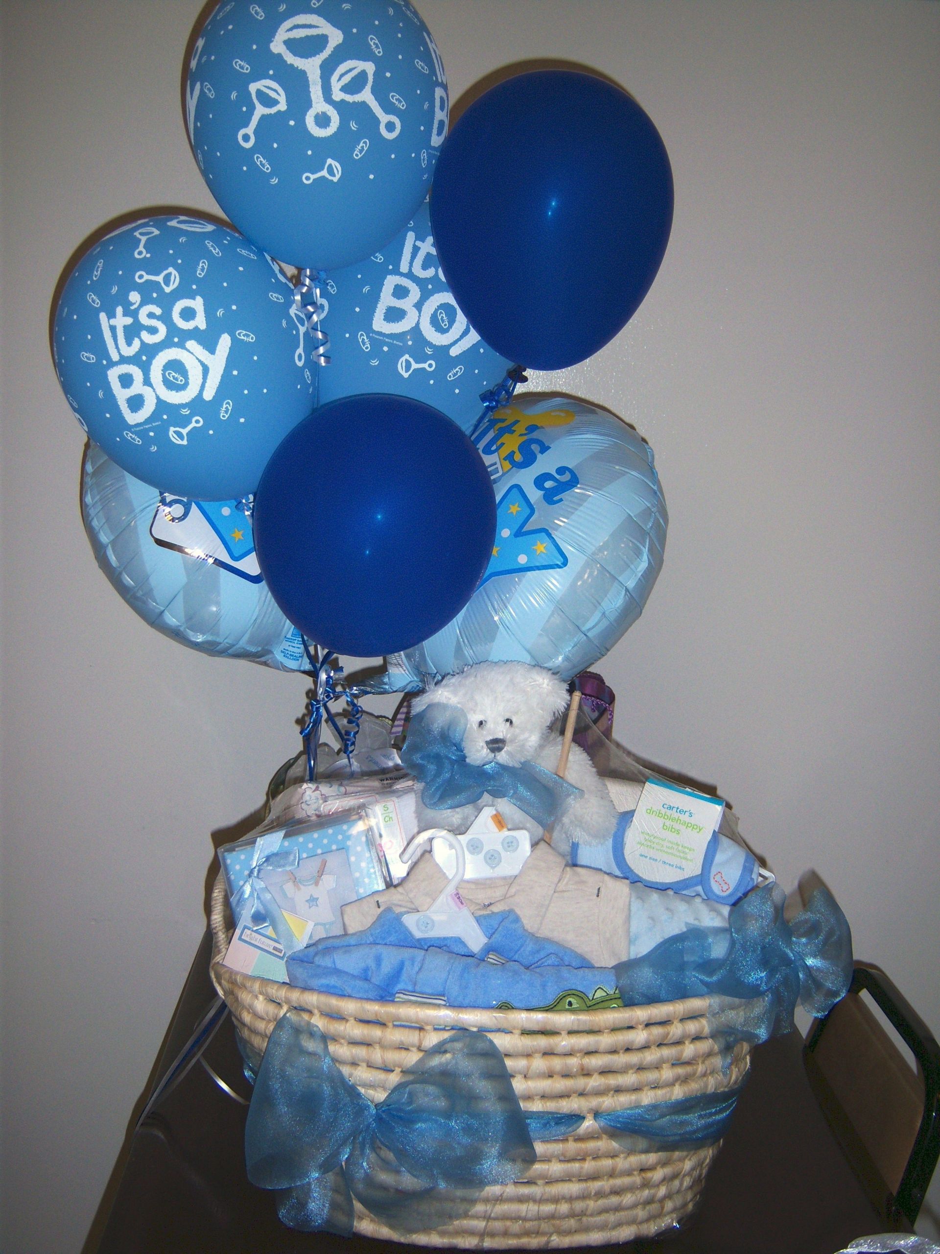 Baby Boy Gifts Pinterest
 Baby Boy Gift Basket Gift Wrapping Pinterest