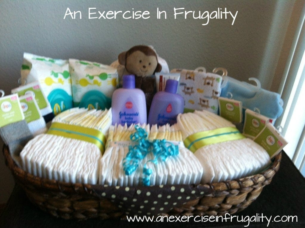 Baby Boy Gifts Pinterest
 Baby Shower Basket Gift Idea