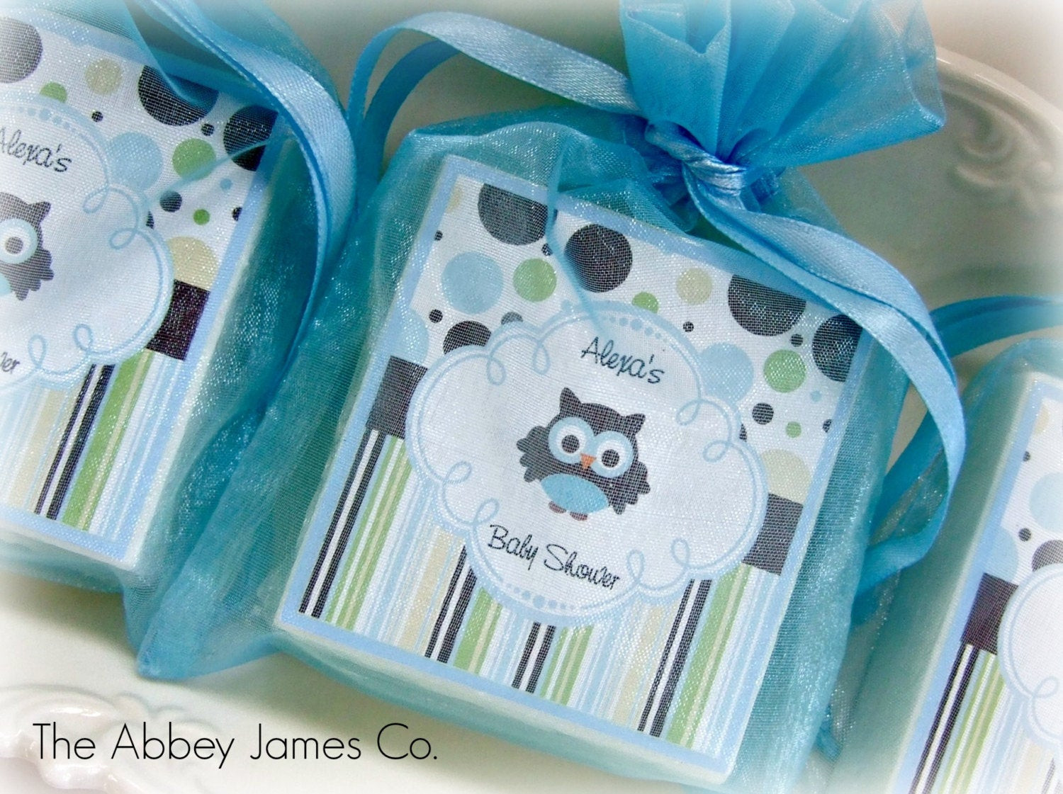 Baby Boy Party Favors
 Baby Boy Shower Favors Owl Favors Party Favors soap favors