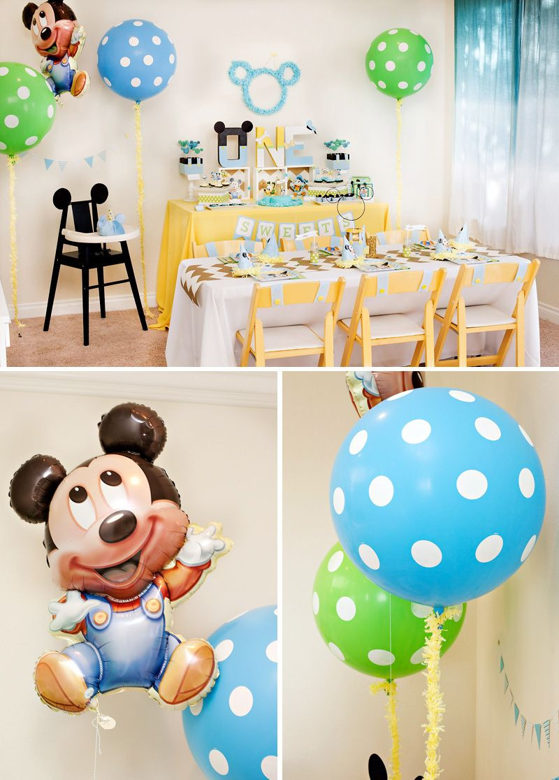 Baby Boys Birthday Party Ideas
 Creative Mickey Mouse 1st Birthday Party Ideas Free