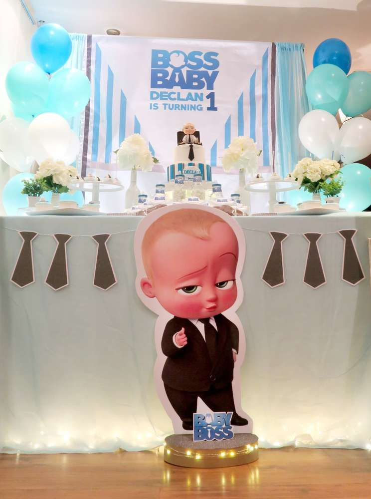 Baby Boys Birthday Party Ideas
 Baby Boss Theme Birthday Party Ideas
