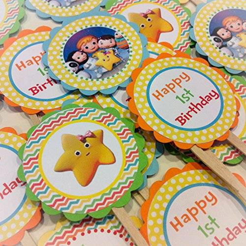 Baby Cake Toppers Party City
 Amazon 12 Cupcake Toppers Little Baby Bum