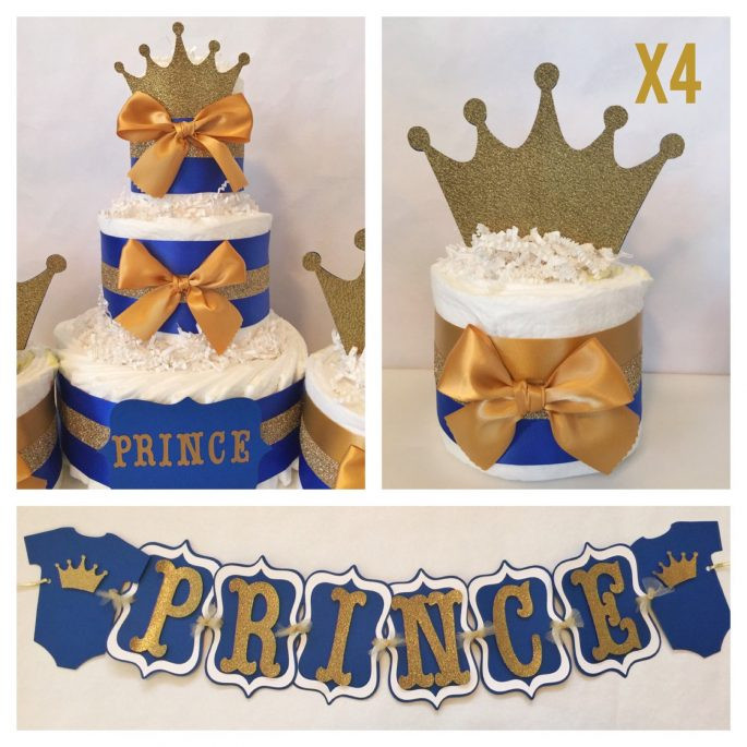 Baby Cake Toppers Party City
 Decorations Beautiful Royal Prince Baby Shower