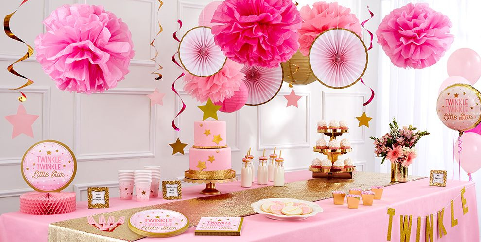Baby Cake Toppers Party City
 Cute Girl Baby Shower Themes & Ideas – Fun Squared