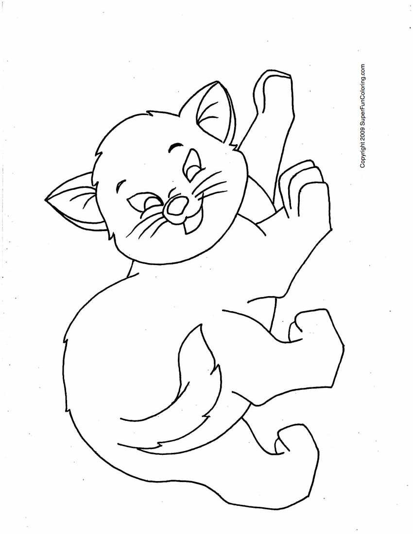Baby Cat Coloring Pages
 Baby Cat Boy Face Printable New Girl Sketch Coloring Page