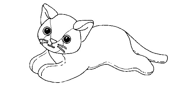 Baby Cat Coloring Pages
 Coloring & Activity Pages Cat Beanie Baby Coloring Page