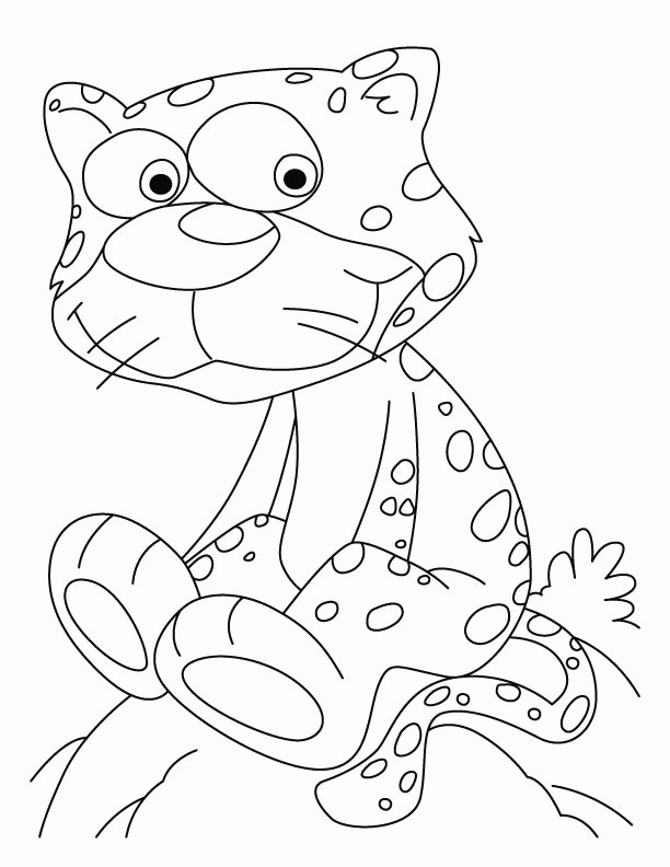 Baby Cheetah Coloring Pages
 Baby Cheetah For Coloring Pages Coloring Home