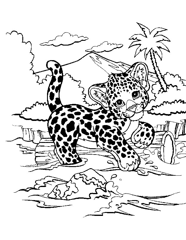 Baby Cheetah Coloring Pages
 Cute Baby Cheetah Coloring Pages Coloring Home