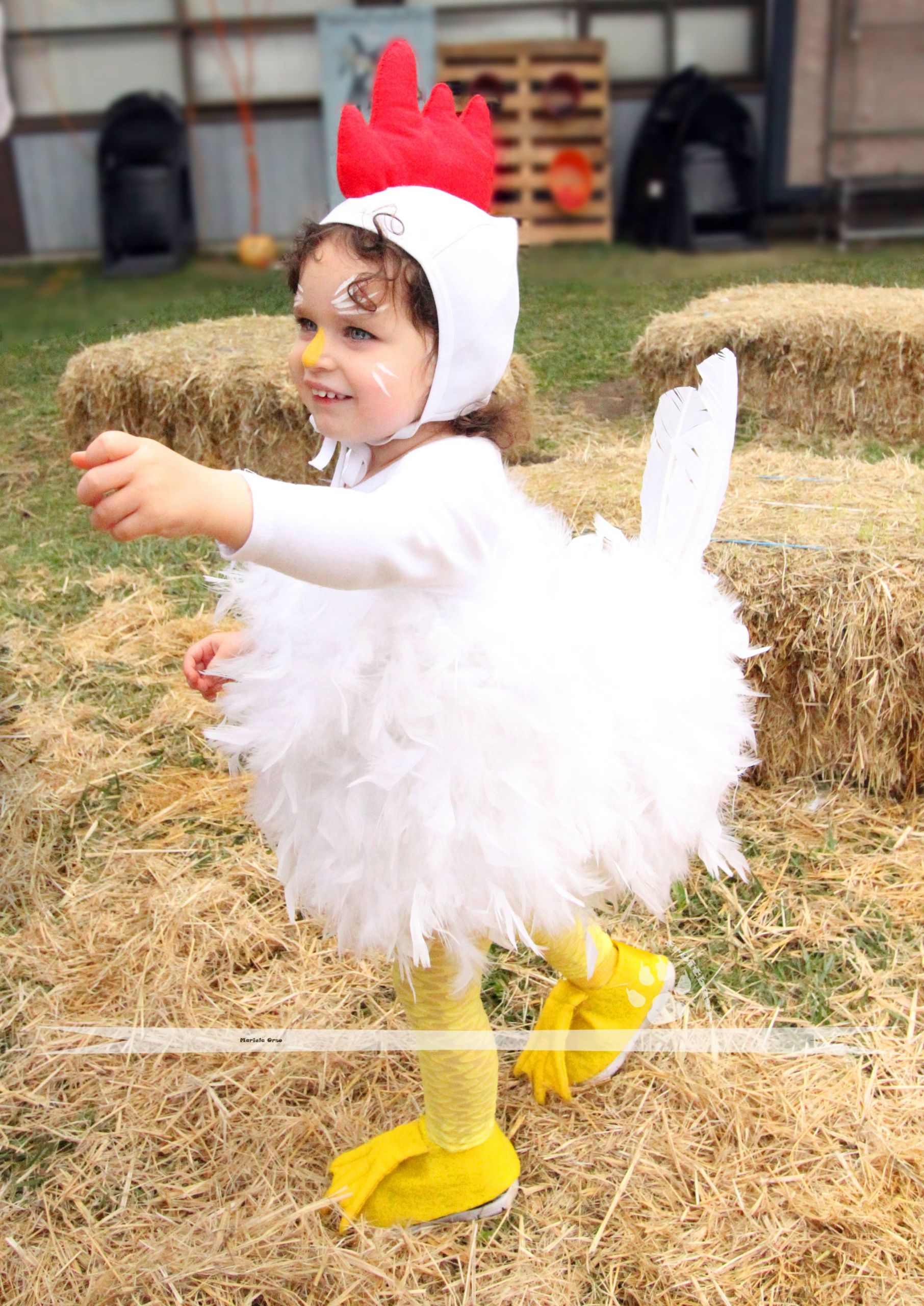 Baby Chicken Costume DIY
 SUPER CUTE Toddler or baby funny chicken costume chikin