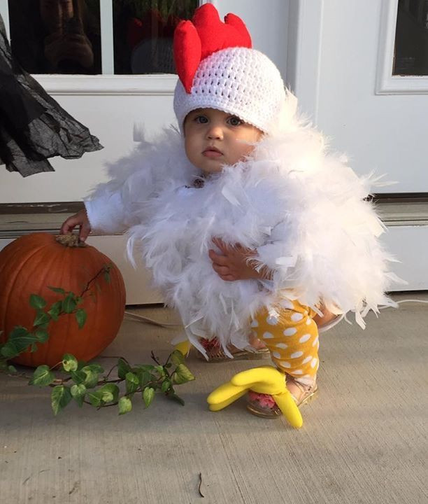 Baby Chicken Costume DIY
 Kids chicken costume