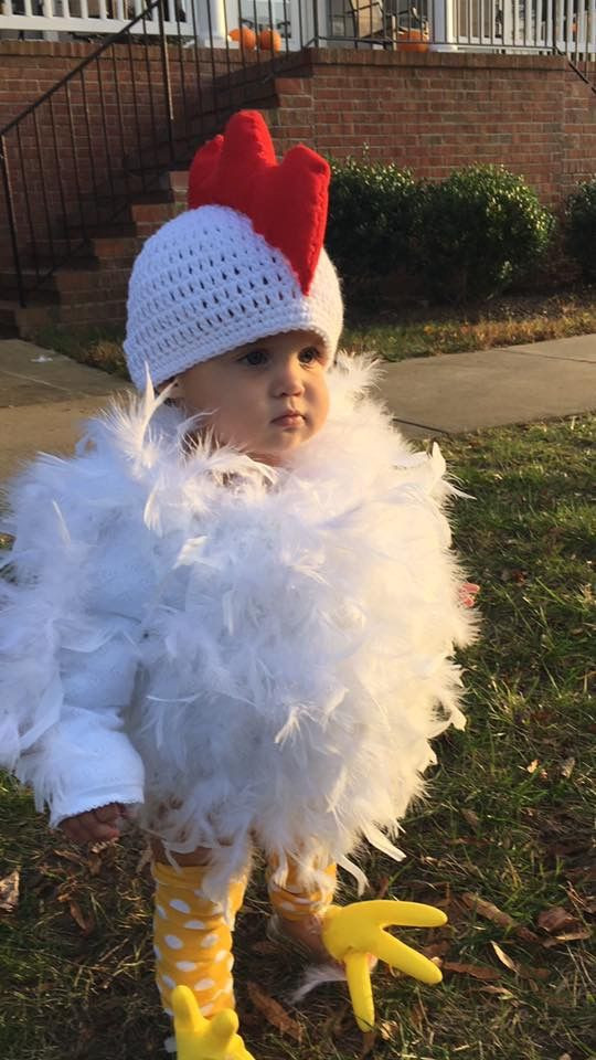 Baby Chicken Costume DIY
 Baby chicken holoween