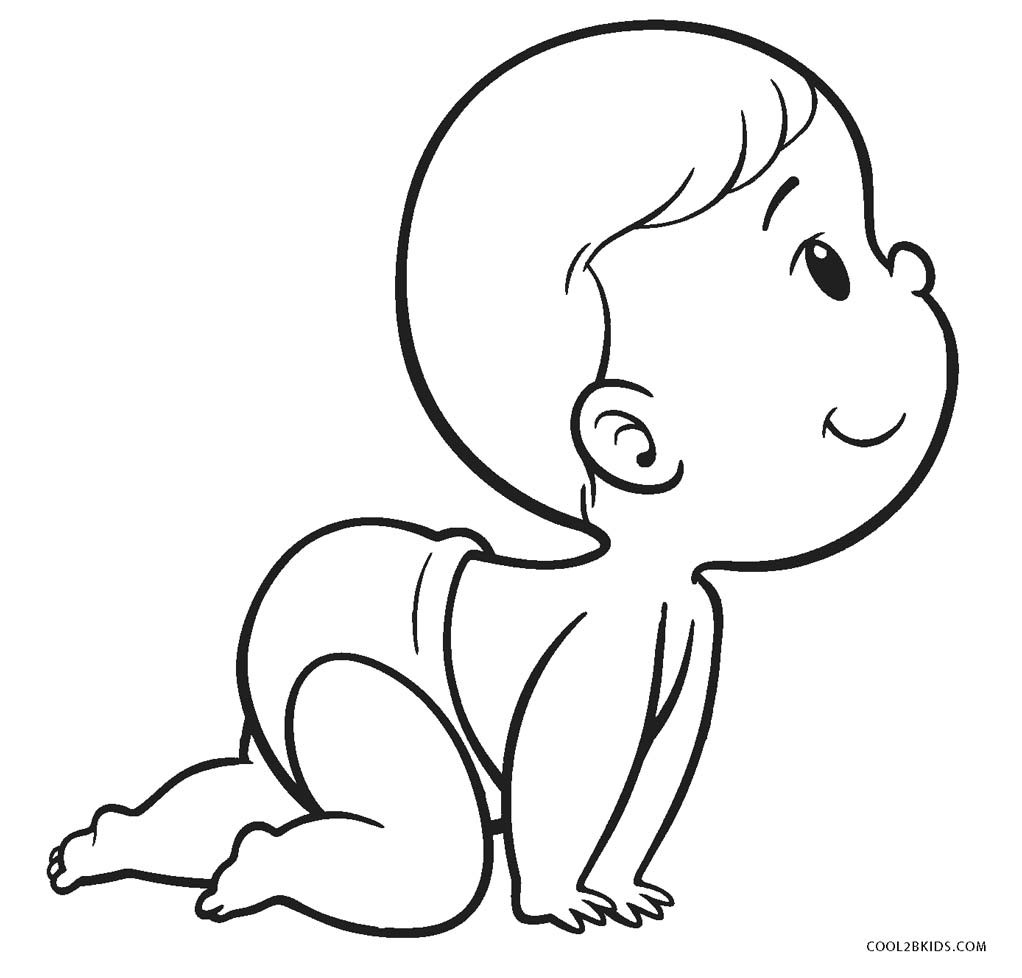 Baby Coloring
 Free Printable Baby Coloring Pages For Kids