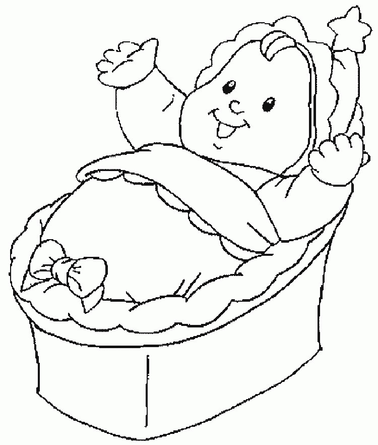 Baby Coloring
 Free Printable Baby Doll Coloring Pages Coloring Home