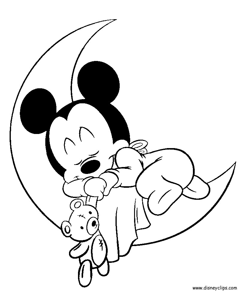 Baby Coloring Book
 Disney Babies Printable Coloring Pages 2