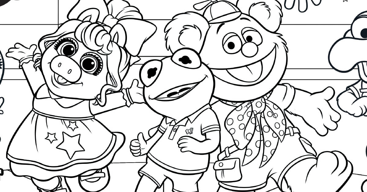 Baby Coloring Book
 Muppet Babies Coloring Page for Your Kids
