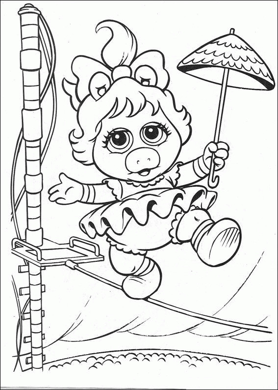 Baby Coloring
 Muppets baby Coloring Pages Coloringpages1001